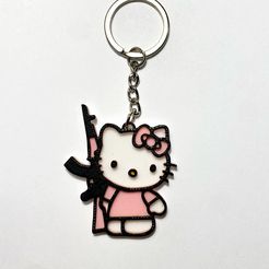 Hello_kitty.jpg Hello Kitty keychain/ Keyring