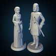 Eddard_Catelyn.jpg Catelyn and Eddard Stark 3D print model