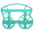 Carriage 2 Cookie Cutter.jpg CARRIAGE COOKIE CUTTER, PRINCESS COOKIE CUTTER, PRINCESS CARRIAGE COOKIE CUTTER, COOKIE CUTTER, FONDANT CUTTER