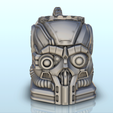 34.png Futuristic cyborg dice mug (6) - Holder Beer Can Storage Container Tower Soda Box DnD RPG Boardgame 33cl 25cl 12oz 16oz 50cl Beverage W40k 40 000 SciFi Futuristic