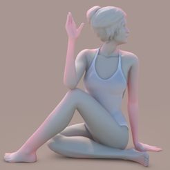 W_Yoga_C080.jpg 3D file Woman Yoga 08・3D print design to download, krys-art