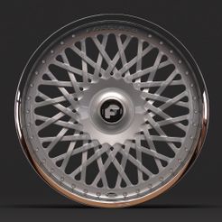 7.jpg 3D file Forgiato Tessuto Rim・Template to download and 3D print