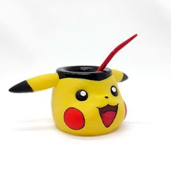 Pikachu.jpg STL-Datei Mate Pikachu (Pokemon) kostenlos・3D-druckbares Modell zum herunterladen