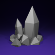 CrystalCluster_KJ_Thumbnail.png Crystal Cluster KJ- Fantasy RPG Terrain, Magic Crystal Diorama Scatter, STL Model