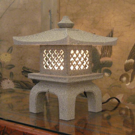 Lampe lanterne de jardin japonais (Ishi-Doro), KeenanFinucan
