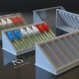 Assemblage-base-support-fiole-1.jpg E-liquids storage box - Boite rangement E-liquides