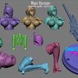 mandalorian-assemble-guide-2.jpg Archivo 3D Chica mandaloriana con bebé Yoda con versión NSFW y versión miniaturas COMBO PACK・Plan imprimible en 3D para descargar
