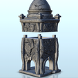 89.png Stone tower with archs and dome (11) - Warhammer Age of Sigmar Alkemy Lord of the Rings War of the Rose Warcrow Saga