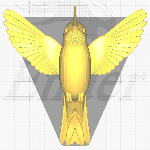 image-46.png 3D модель - Колибри