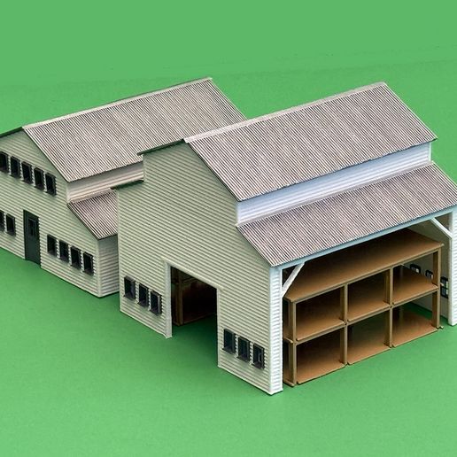 🏠 GOODMANS LUMBER HO SCALE・Free 3D File for ・Cults