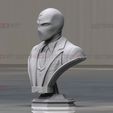 21.jpg MR Knight Bust - Moon Knight TV series - Marvel Comics 3D print model