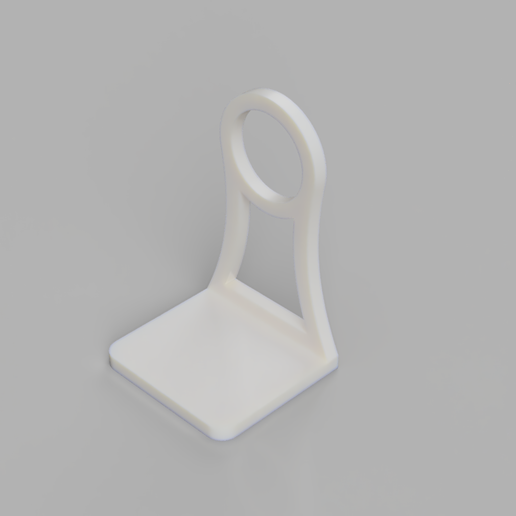 Wall Mounted 90° Phone Stand – Minimal Charging Dock | 3D Printable STL