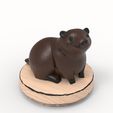 2.486.jpg Cute Woodland Bear Figurine 3D Model