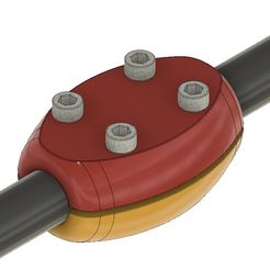 33,7.jpg Fichier STL Raccord de tuyau 35mm extension de pince stable robuste optimisée optimale pièce de design・Objet pour imprimante 3D à télécharger