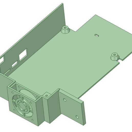 2019-06-15_14-02-18.png STL-Datei Ender 3 / Ender 3 Pro - SKR Pro 1.1 case kostenlos・Design für 3D-Drucker zum herunterladen, benebrady