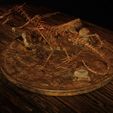 CrocoDragon-8.jpg STL-Datei Dragon Skeleton Diorama・3D-druckbare Vorlage zum herunterladen