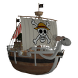5433.png Going Merry Ship.stl