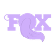 Fox Logo 1 (2).stl Fox Logo Keyring