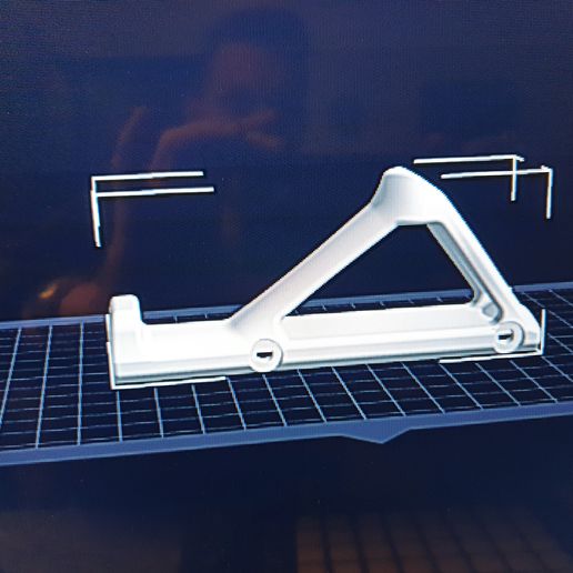 Open Frame Fore Grip 21mm Rail MP5 3D model
