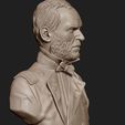 06.jpg General William Tecumseh Sherman bust sculpture 3D print model