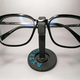 canvas1.png Personalized glasses stand ideal for office or home / glasses holder / gifts for grandparents