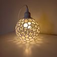 Picsart_23-03-31_11-46-17-638-1.jpg Voronoi sphere bulb lamp. Lamp shade. Transformer lamp.