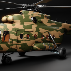 Render8.png Mil Mi-8 "Hip" Helicopter