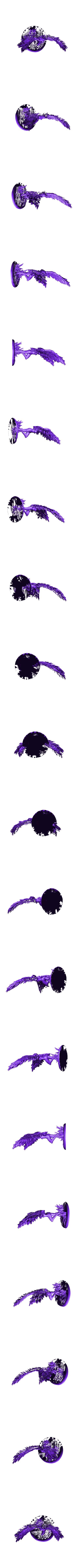 Harpy _ action pose _ decorative base.stl Поза гарпии - настольная миниатюра