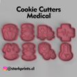 Cookie-cutters-medical-1.jpg SET OF 8 MEDICAL COOKIE CUTTERS