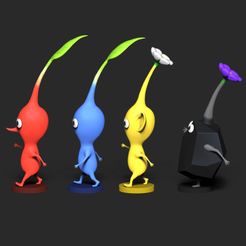 1.jpg Файл STL ПИКМИН・Дизайн 3D-печати для загрузки3D