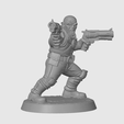 Kelermorph-Assassin-6.png Kelermorph Assassin – Genestealer Cults Dual Pistol Gunslinger War-Hammer Miniature Boss (28mm Scale, ~80mm Figure)