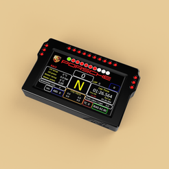 0.0-General.png 3D file Simracing Dashboard VoCore 5'' (Optional PCB)・3D print design to download