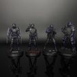 Cyberpunk MaxTac miniatures