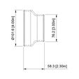 4in-to-3in-duct-adapter_dimensions.jpg Adaptateur de conduit de 4 pouces à 3 pouces - Fichiers STL et 3MF pour l'impression 3D