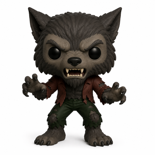 Werewolf Funko Style Horror 3D Printable Figure STL