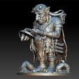 7898UYI.png Steampunk Goblin Inventor – 3D Printable Fantasy Miniature