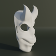 44.png Devil Face Mask - Pig Cosplay Mask 3D print model