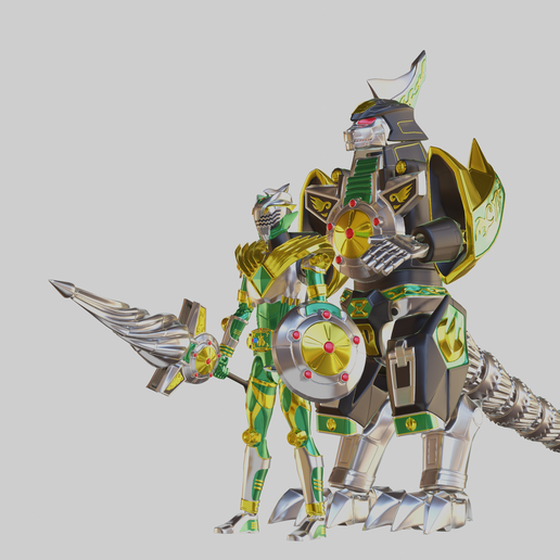 👹 Acticulated Figure Kamen Rider Caesar and Dragoncaesar・ STL File for ...