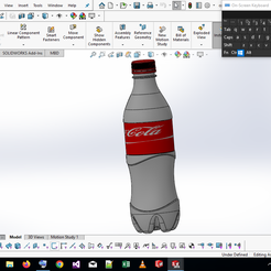 Screenshot-161.png Archivo STL COCA COLA Botella/ COKE BOTTLE・Diseño de impresión en 3D para descargar