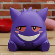 gengar01.png Set Gengar Clefairy Valentines NO SUPPORTS