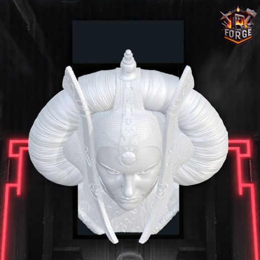 ⭐ Star Wars - Padme Amidala Queen (Book Nook)・ 3D 3D baskı için
