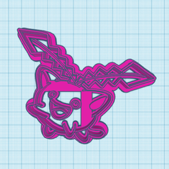 187-Hoppip.png STL file Pokemon: Hoppip Cookie Cutter・3D print model to download