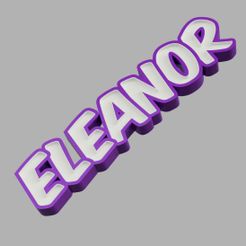 LED_-__ELEANOR_2023-Feb-17_02-01-11AM-000_CustomizedView13543292611.jpg Archivo 3D NAMELED ELEANOR - LÁMPARA LED CON NOMBRE・Modelo para descargar y imprimir en 3D