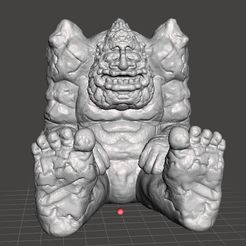 RockbiterPyornkrachzark2.jpg Archivo STL gratis NEVERENDING STORY ROCK BITER PYORNKRACHZARK FIGURE MODEL CREATURE FIGURINE DND・Plan de la impresora 3D para descargar, 3DScanWorld