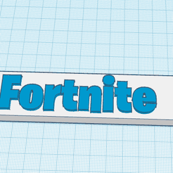 FireShot Capture 016 - 3D design Porte cle FORTNITE - Tinkercad - www.tinkercad.com.png Free STL file porte cle FORTNITE・3D printable model to download
