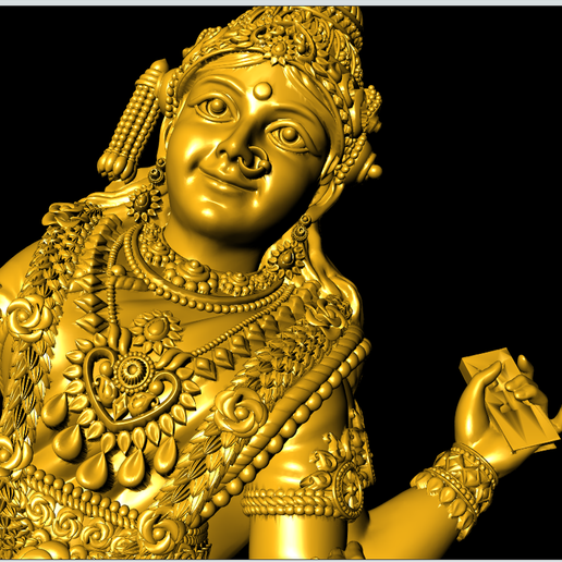 Saraswati-3D-print-Model-2-pic-9.png Saraswati Modèle d'impression 3D-2