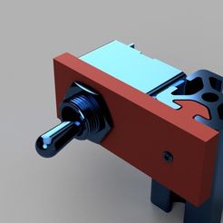Support_boutton_15A_v10.png Download free STL file CR10 - Power off switch • 3D printer design, alainventif68