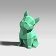 fb04.jpg LOW POLYGON FRENCH BULLDOG MODEL 3D PRINT MODEL