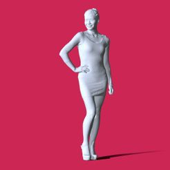 m_00000.jpg STL file Miniature Pose Character C148・3D printing design to download, Characters