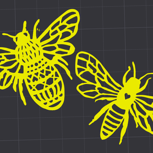 🐝 BEE・ STL File for 3D printing・Cults